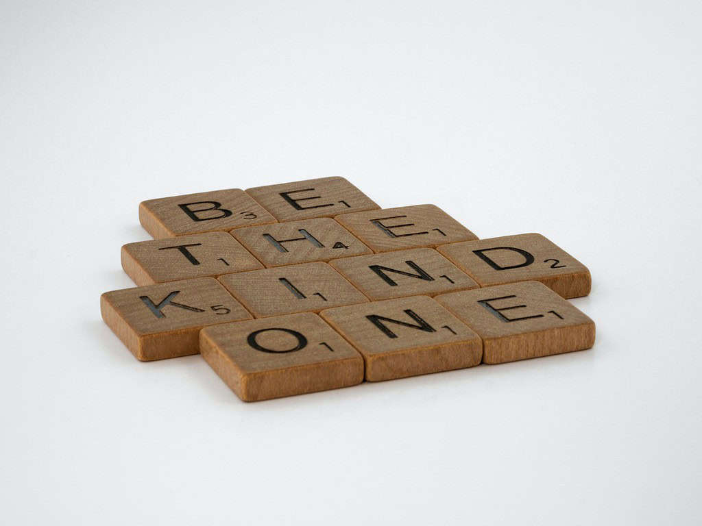 a quote in a piece of wood