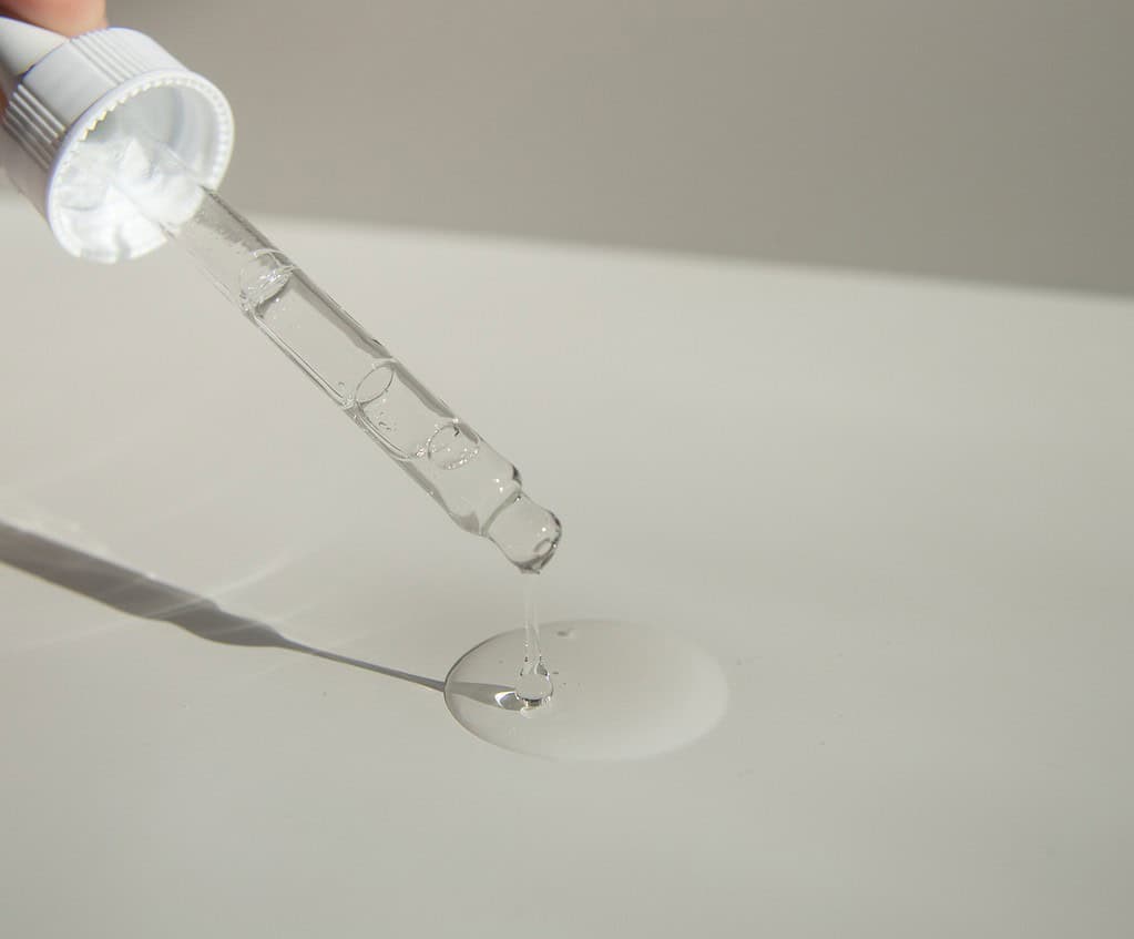 a dropper with oil