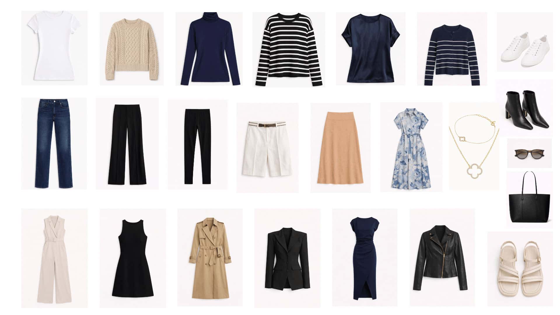 24 pieces capsule wardrobe
