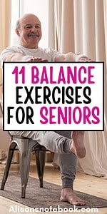 11 Balance Exercises For Seniors That You Can Do At Home - Alison's ...