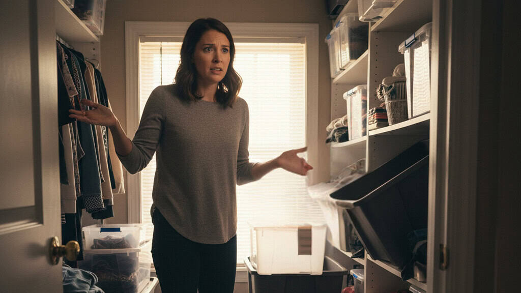 A woman who doesn't know anymore what to do