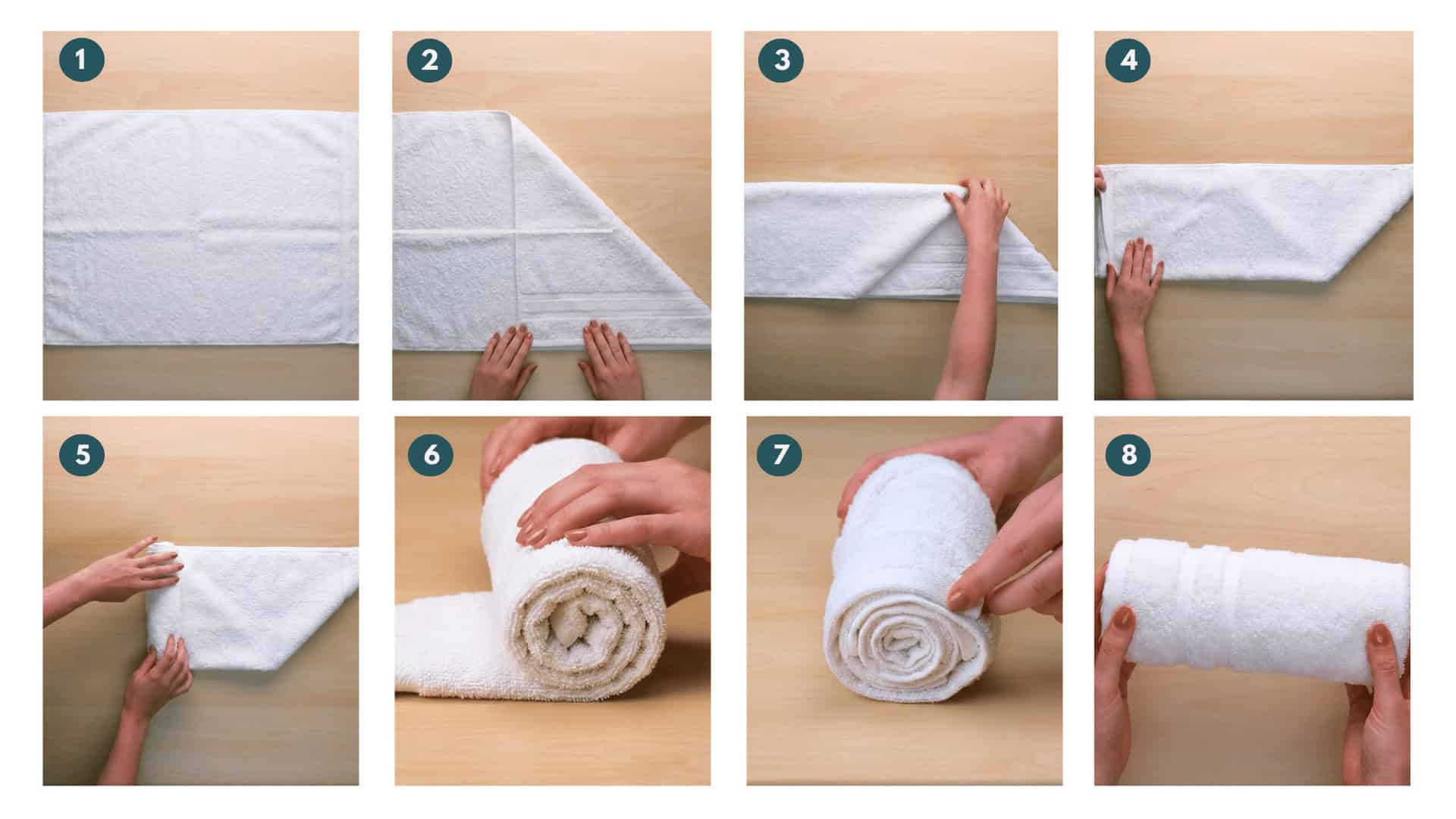 A step by step graph on how to fold a hoodie