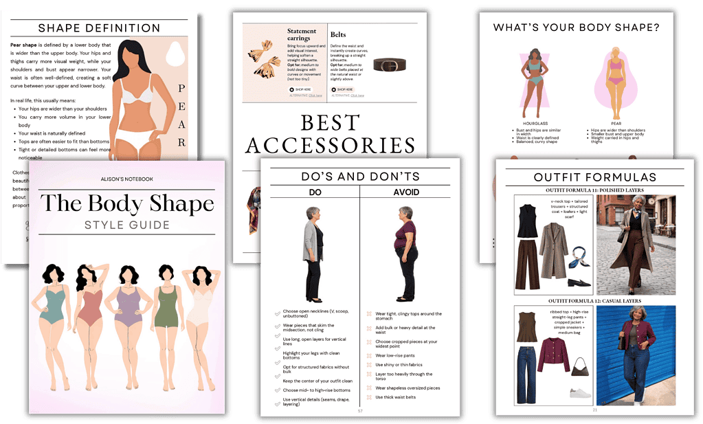 The Body Shape Style Guide product stack