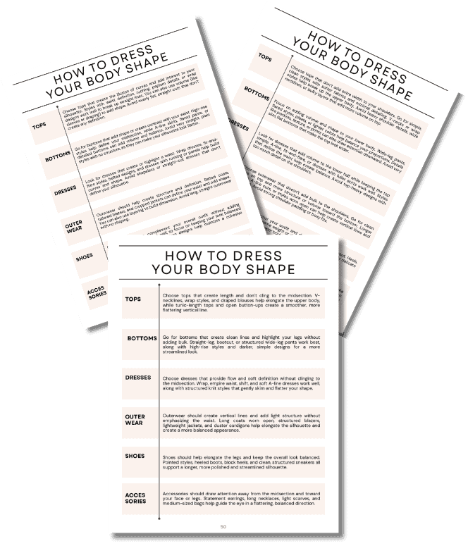 How to Dress Your Shape, Across 6 Categories
