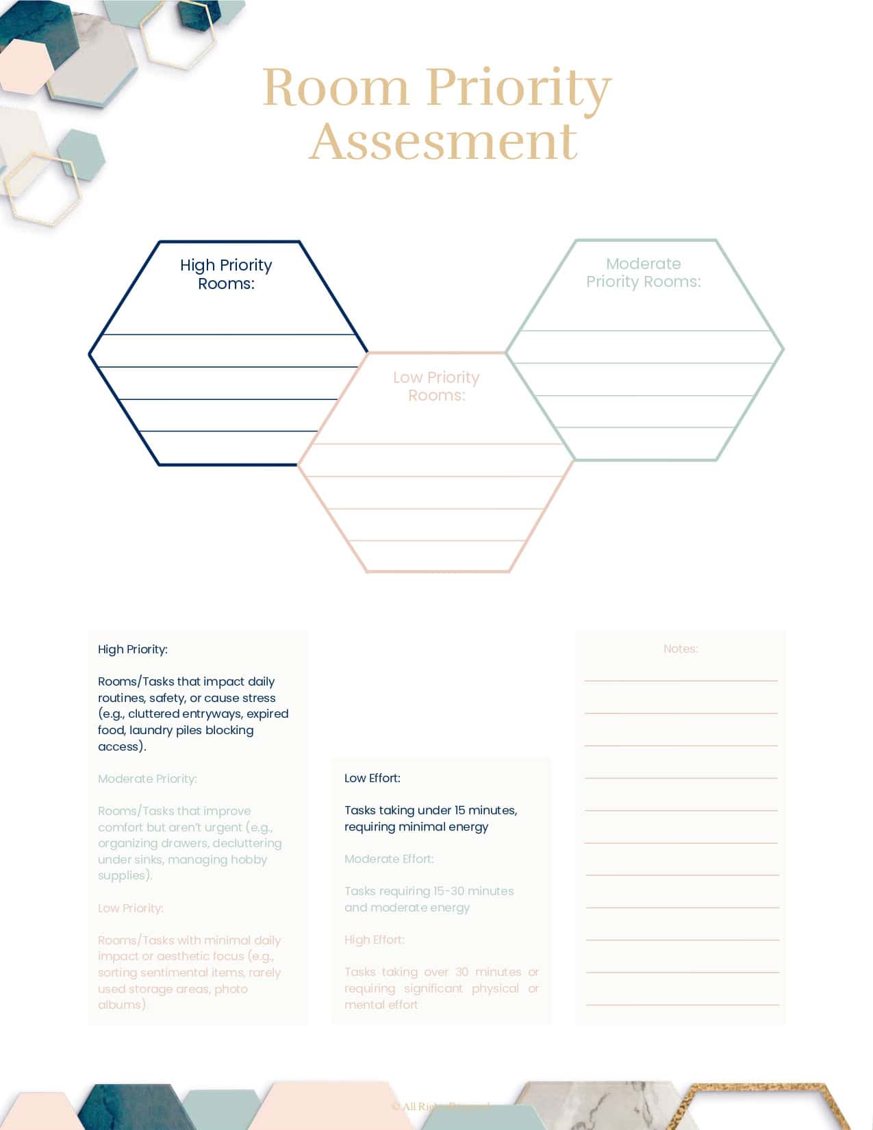 Room Priority Assessment from Module 03