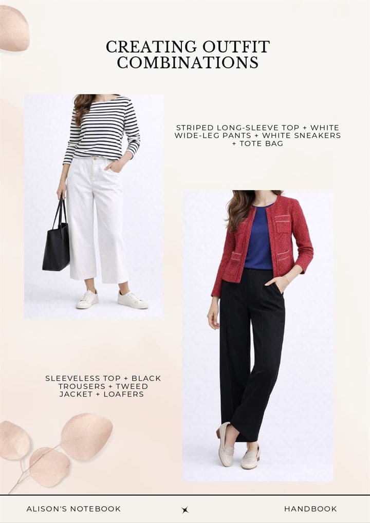 8 Capsule Outfit Formulas — sample page from the handbook