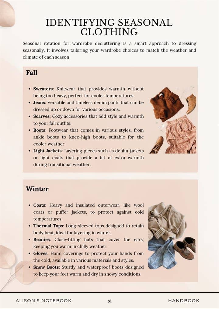 The Seasonal Rotation Guide — sample page from the handbook
