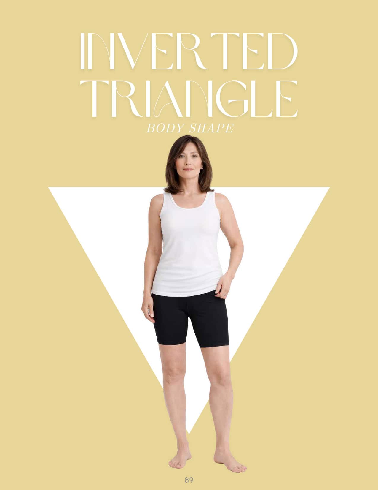 Inverted Triangle body shape section