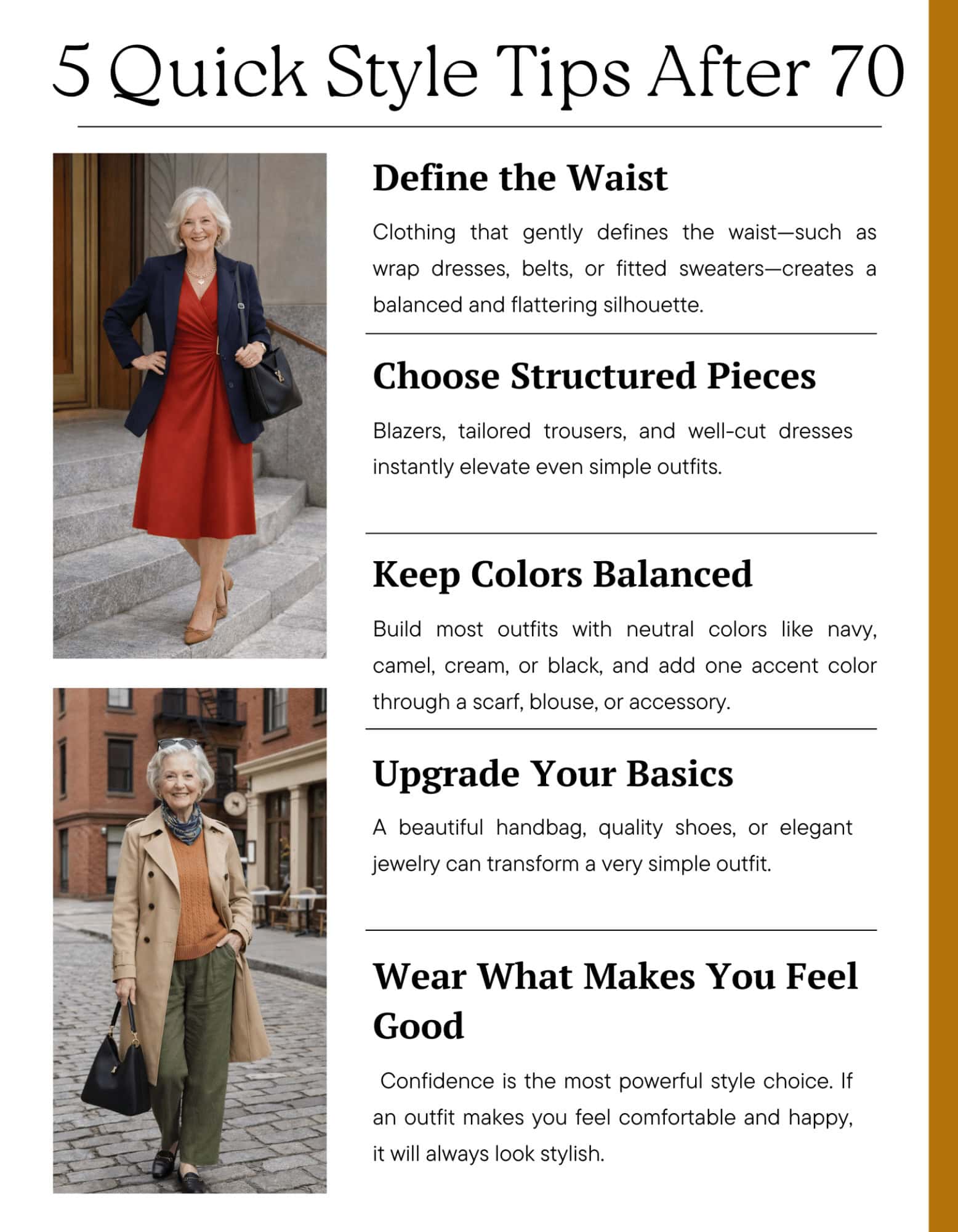 Effortless Style After 70 guide